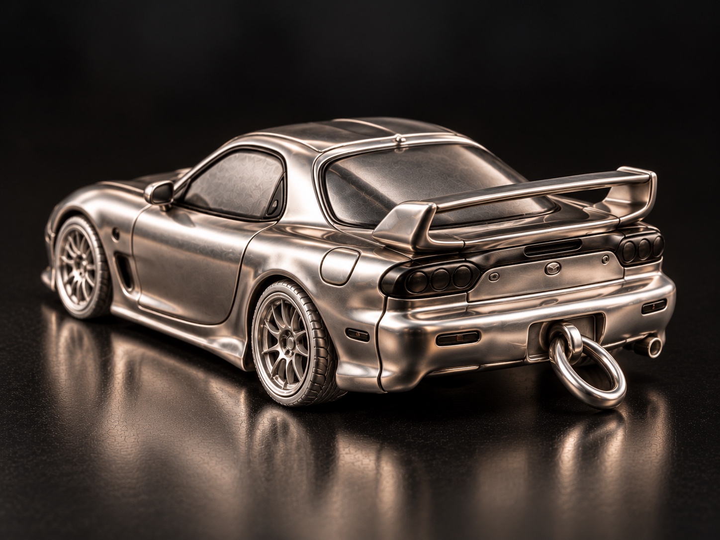 JDM SilverWorks RX-7 art piece