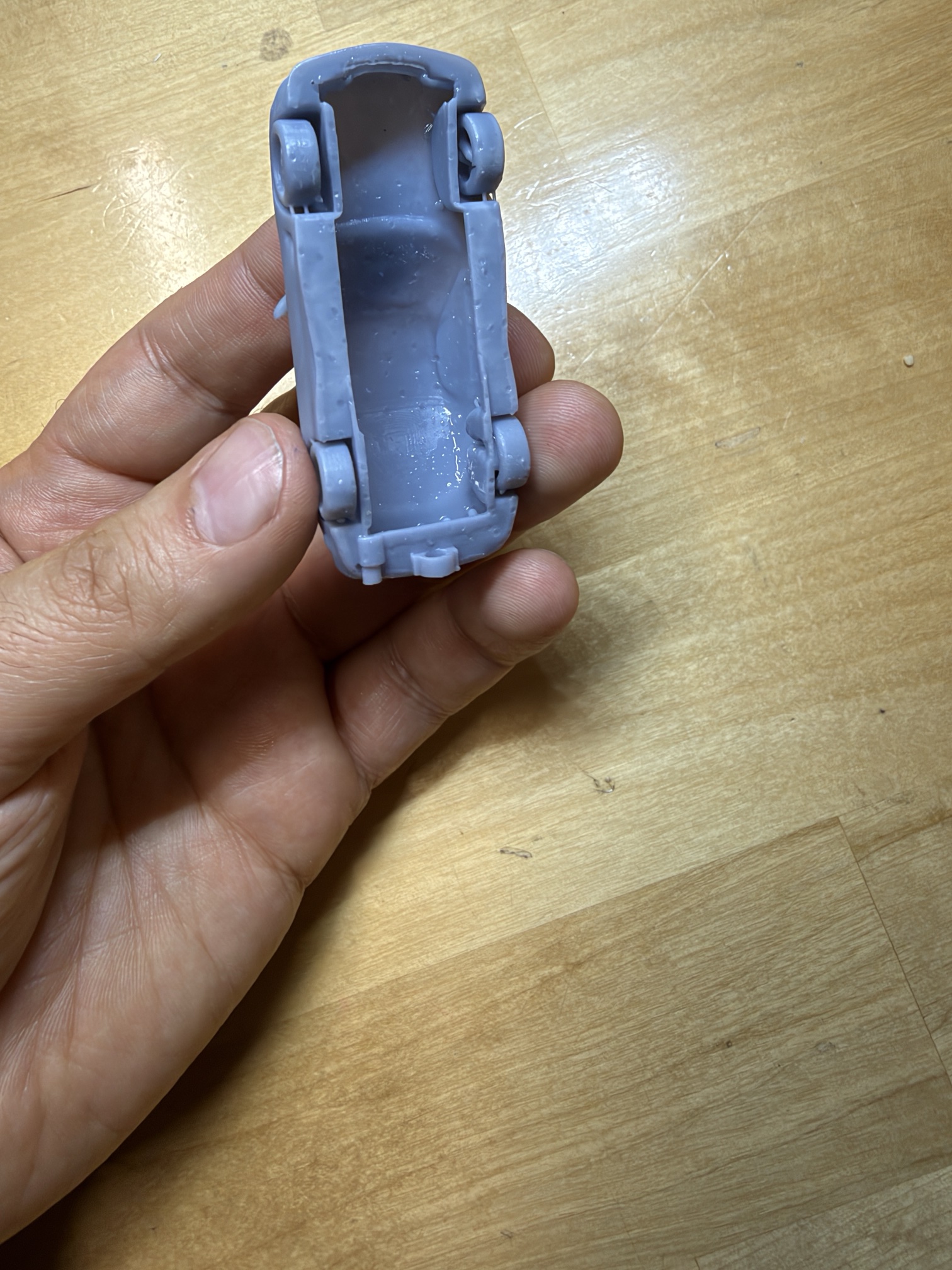 Physical prototype underside and fabrication study